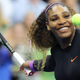 Serena Williams celebrates after winning her women’s singles semifinal match against Elina Svitolina at the U.S. Open in New York Sept. 5, 2019.